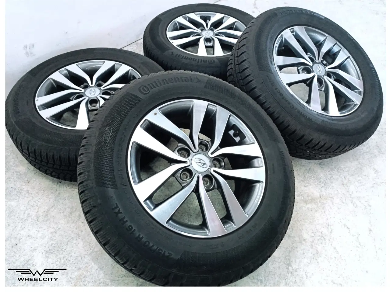 Billede 1 - 5x114,3 16" ET50 nav 67,1ø HYUNDAI vintersæt TPMS