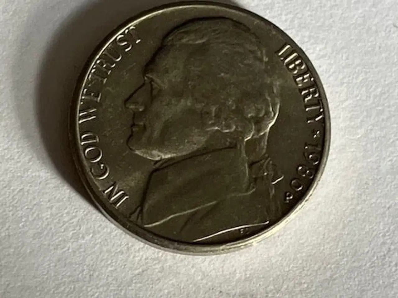 Billede 1 - Five Cents 1986 USA