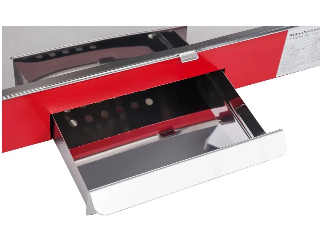 Billede 7 -  Popcornmaskine med vogn 88 L – 1600 W – rød