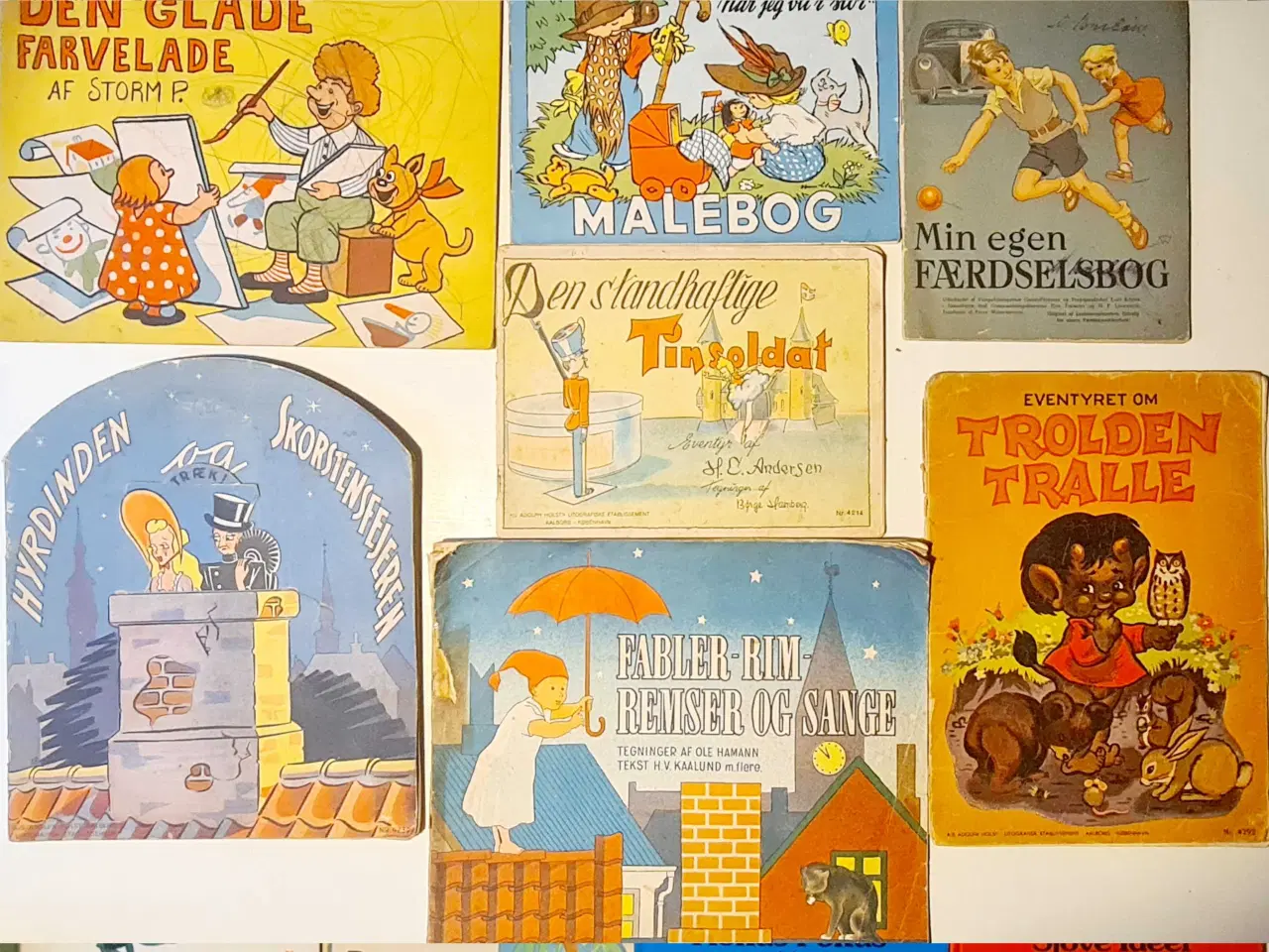 Billede 1 - 27 Retro/Antik Blandede Børnebøger 