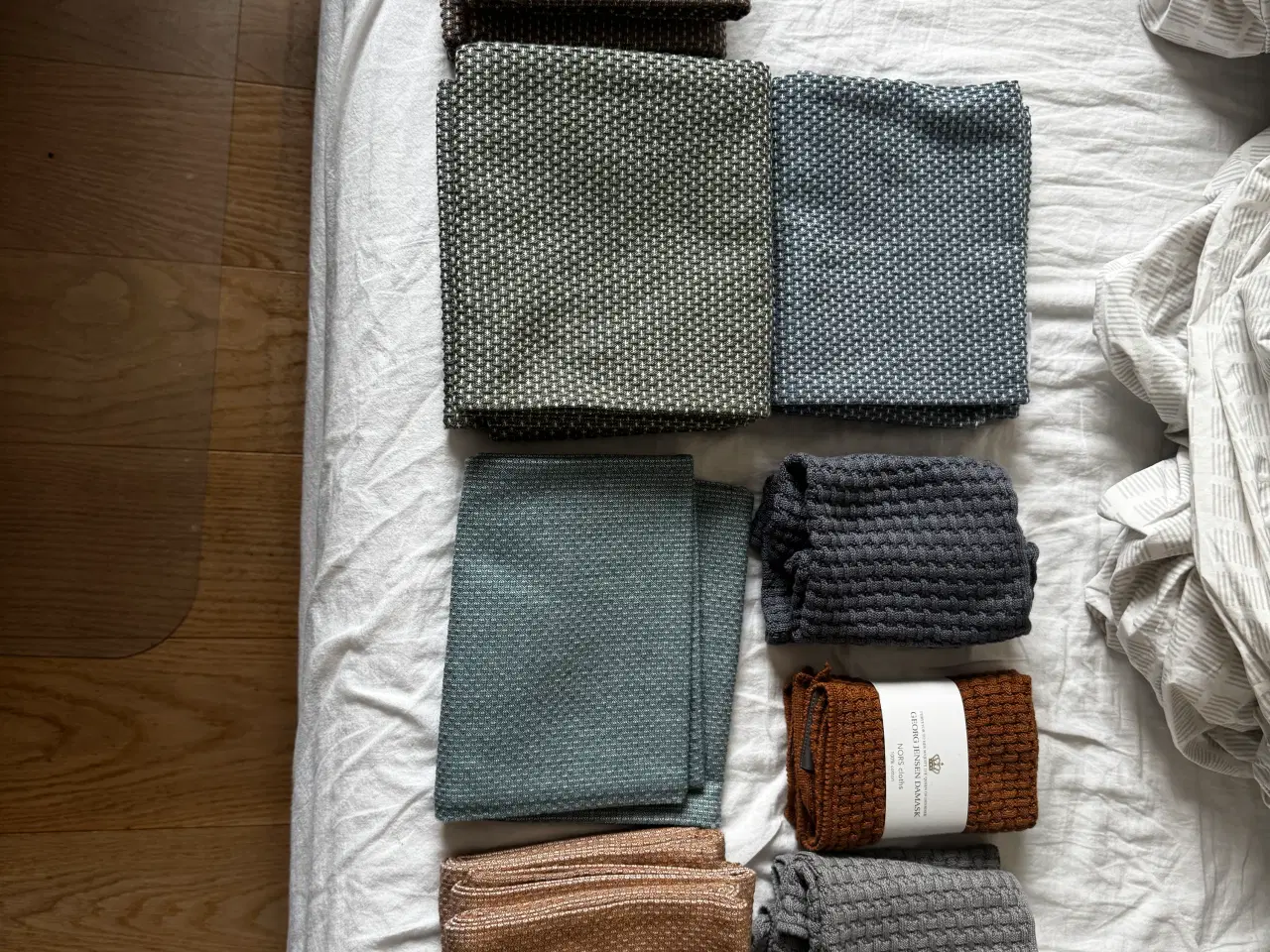 Billede 1 - Karklude, viskestykker, damask, Georg jensen