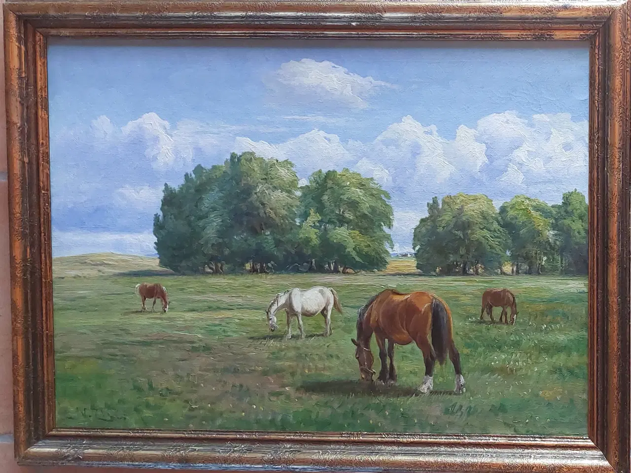 Billede 1 - NIELS CHRISTIASEN - ( 1873 - 1960 ) - oliemaleri