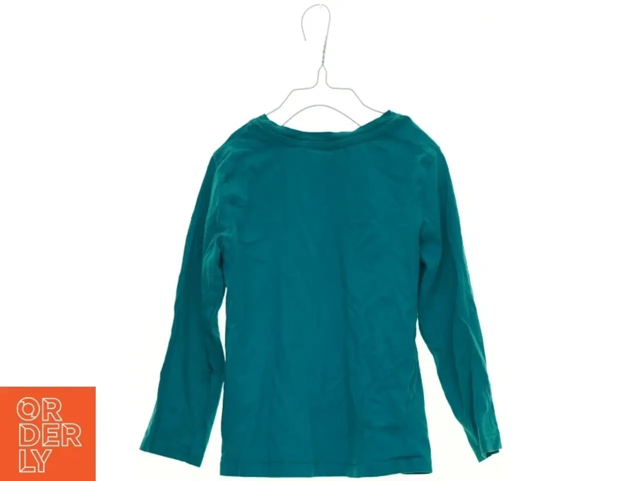 Billede 2 - Bluse med halloween motiv Skateboard skelet og flagermus fra H&M (str. 98 cm)