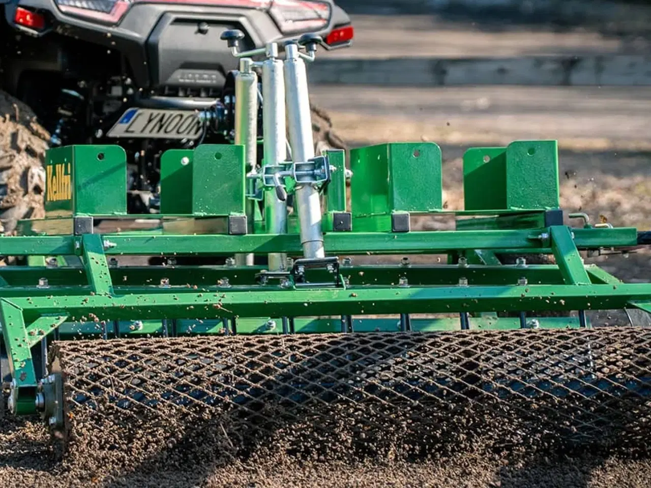 Billede 10 - Kellfri Ridebaneplaner / fabriksny / efterspændt model til ATV og kugletræk / 150 cm bredde