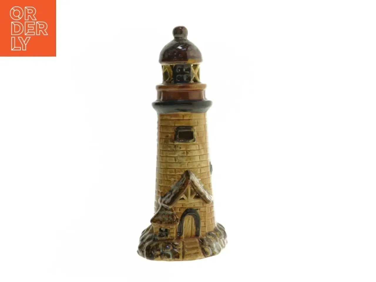 Billede 4 - Lysholder Keramisk fyrtårn (str. 20 cm)