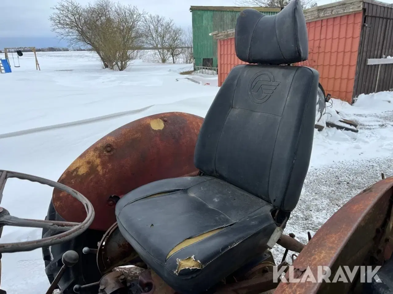 Billede 11 - Veterantraktor Massey Ferguson 35 med frontlæsser