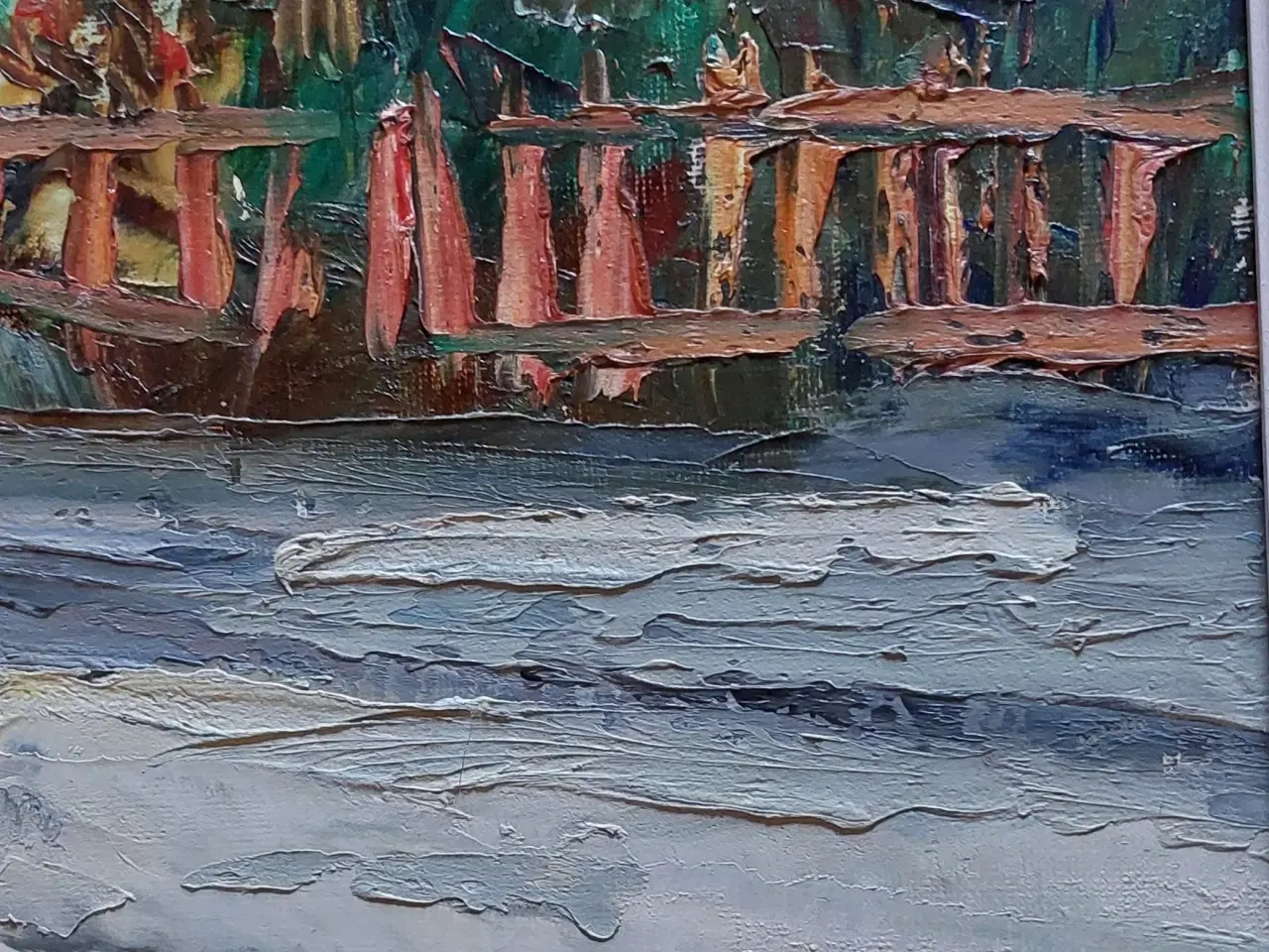 Billede 4 - G. W. HILL - spartel maleri - MARSTAL