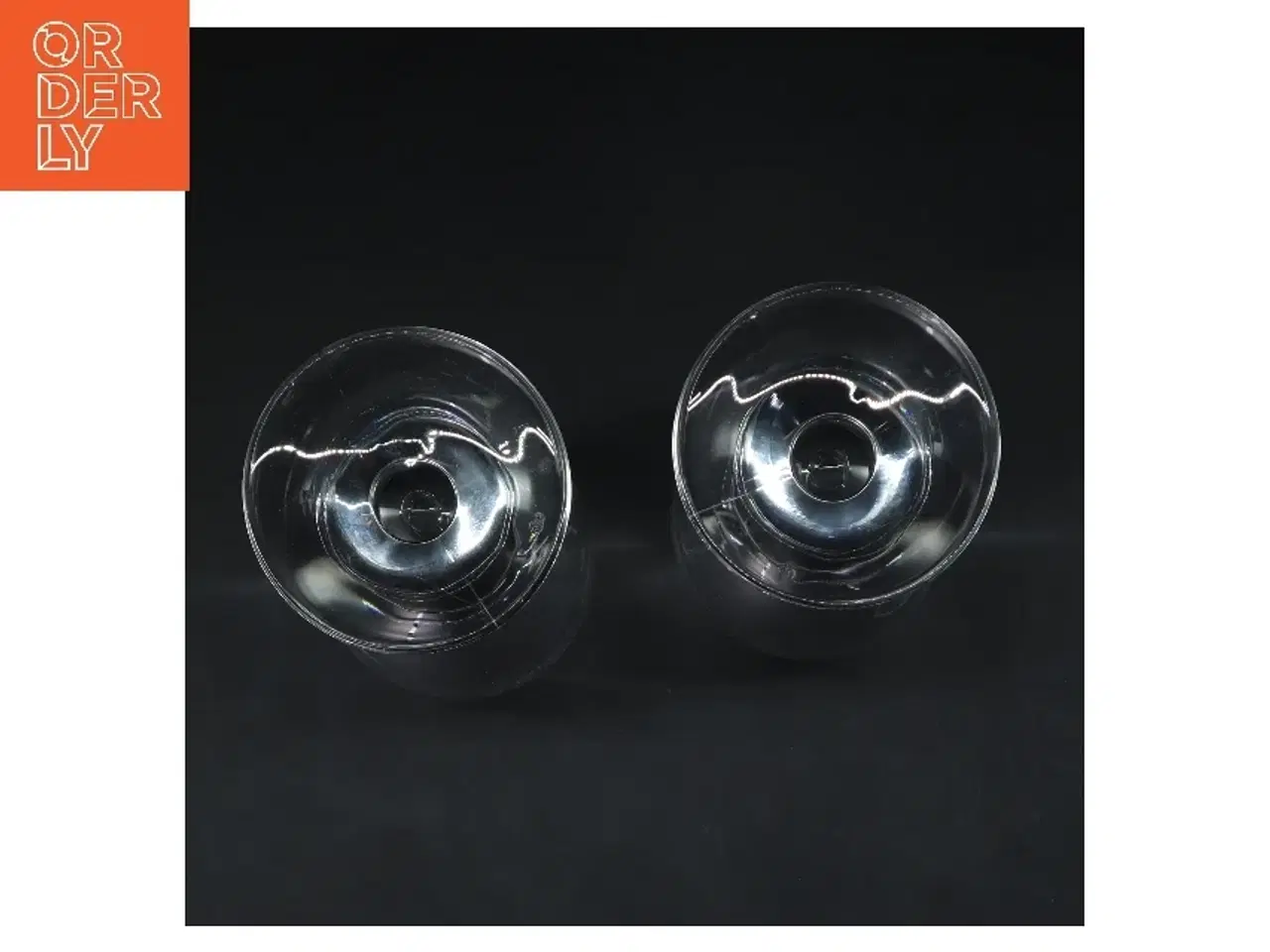Billede 4 - Erik Bagger ølglas fra erik bagger (str. 2 stk Ø 6,5 cm længde 19,5 cm)