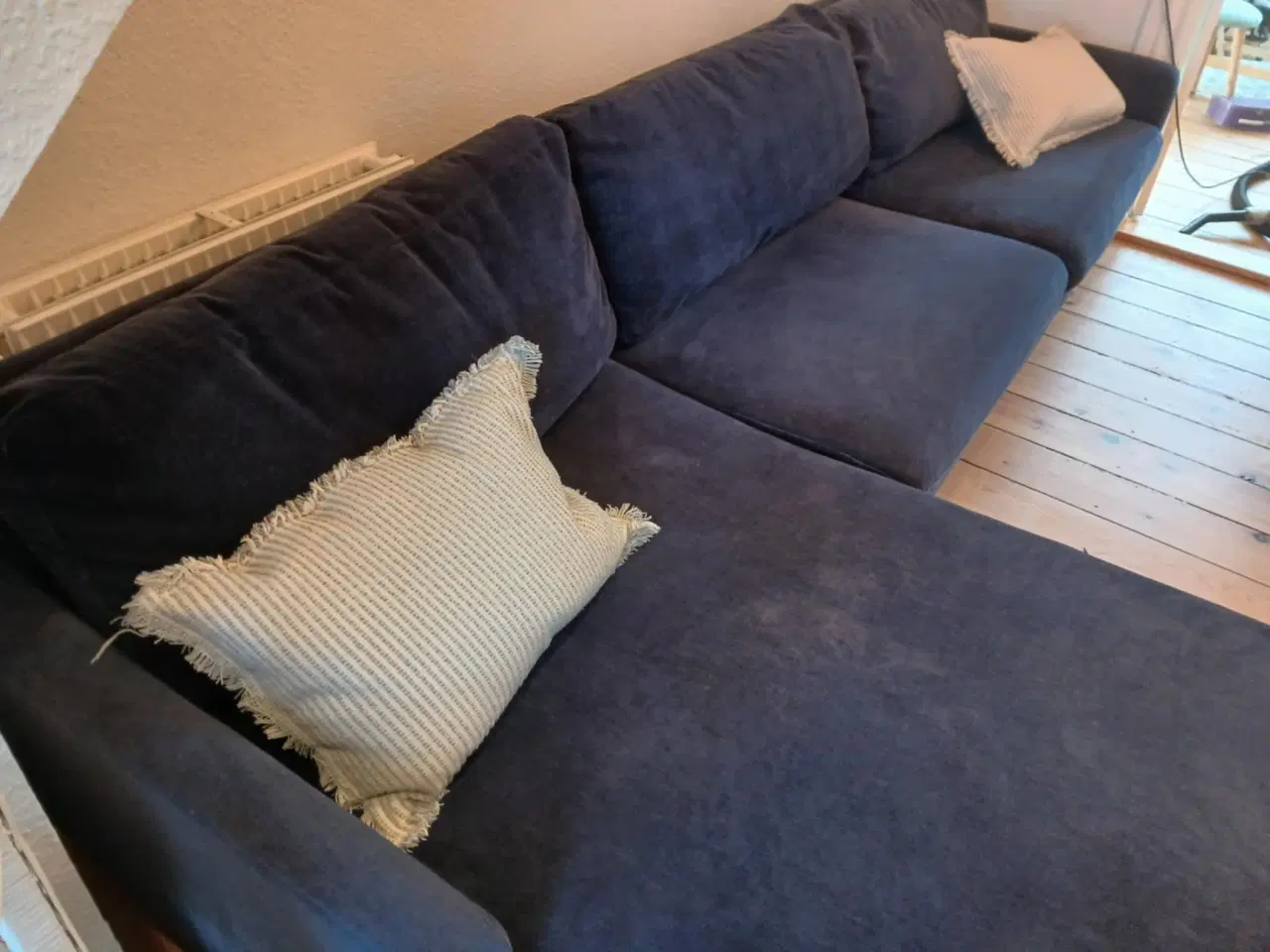 Billede 3 - Sofa med chaiselong
