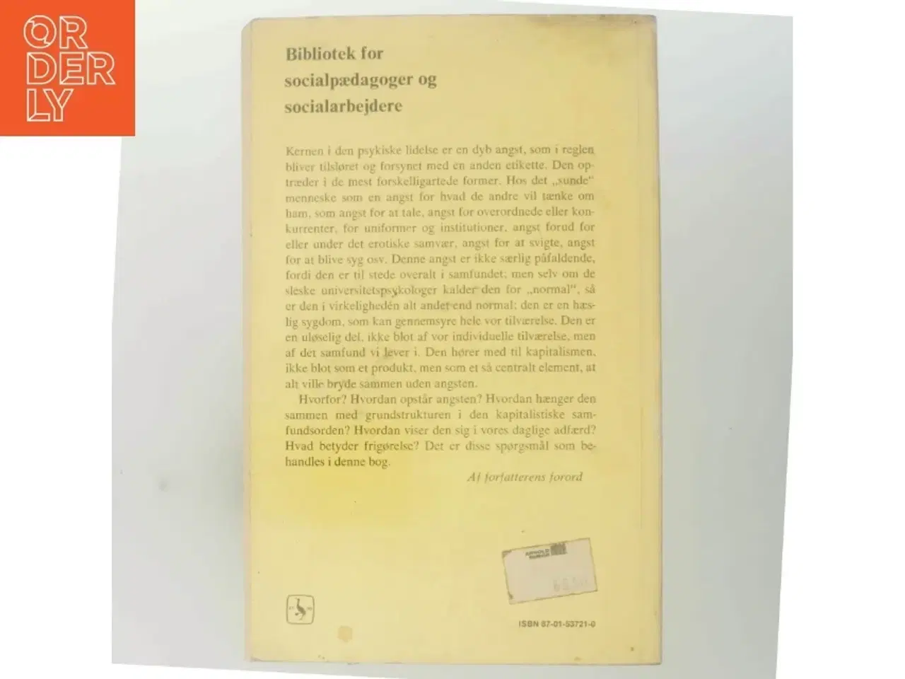 Billede 3 - Angst og kapitalisme af Dieter Duhm (Bog)