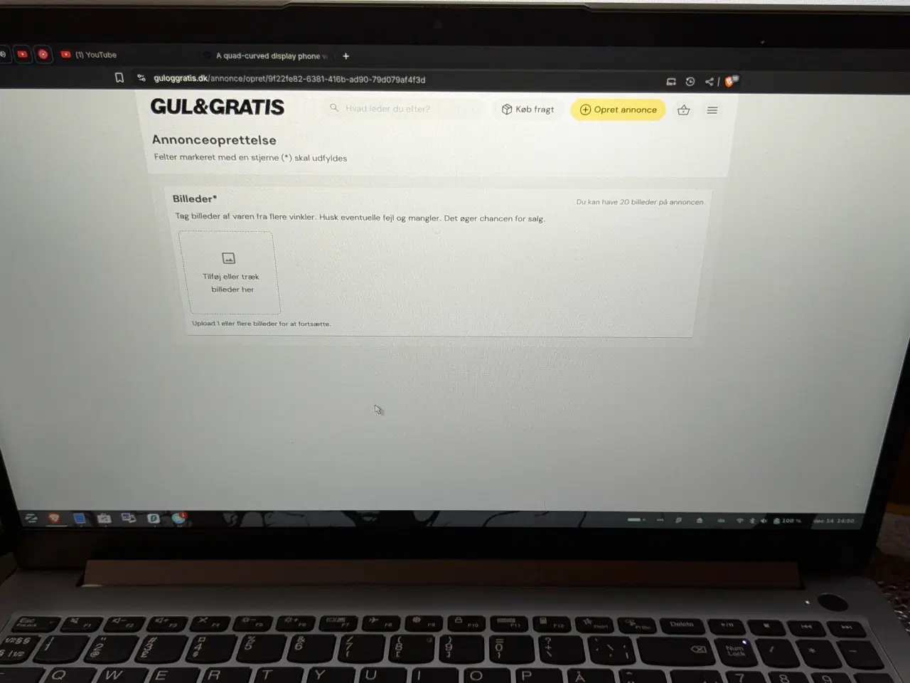 Billede 3 - Lenovo IdeaPad Ryzen 5700U Radeon Graphics × 16