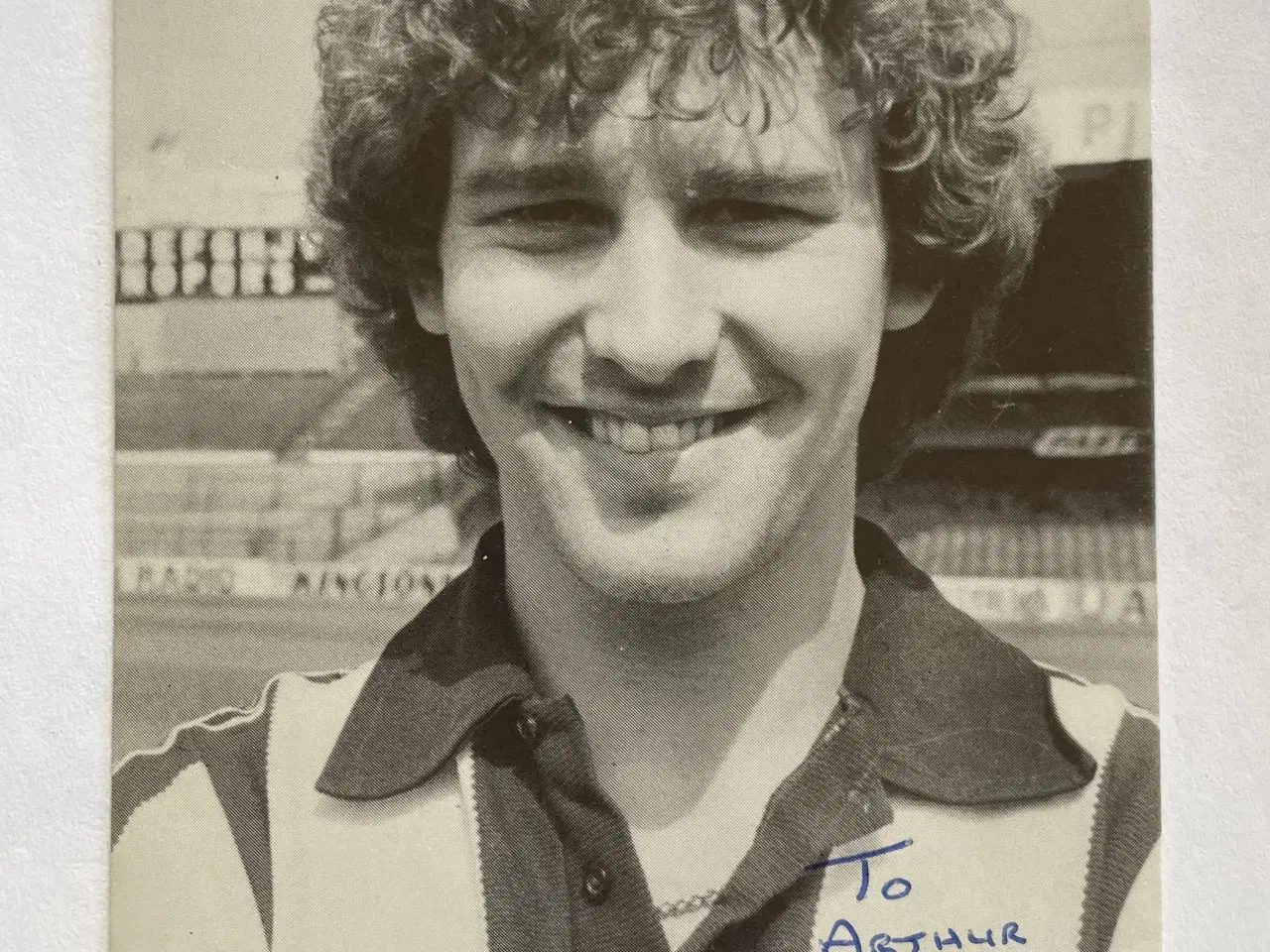 Billede 1 - Autografer af Bryan Robson (3 stk) !