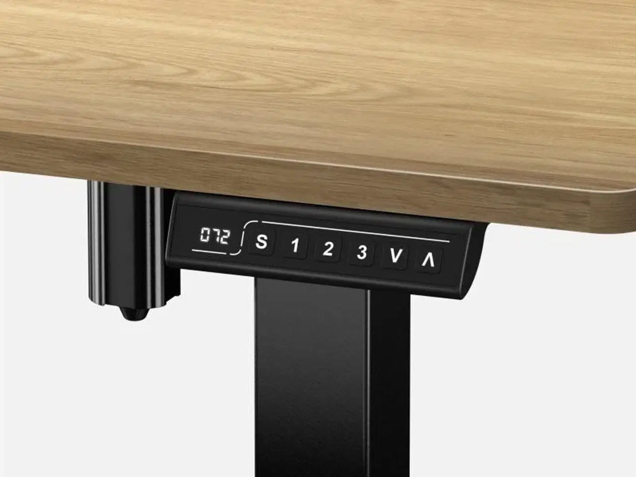 Billede 3 - Hæve/sænkebord til gaming MARK ADLER Leader 7.0 – 120 × 60 cm, sort/bronze