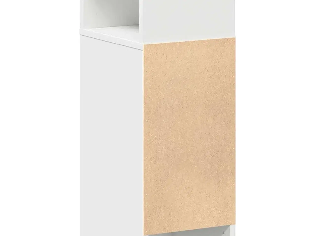 Billede 7 - Sengebord med skuffe 25x31x66 cm hvid