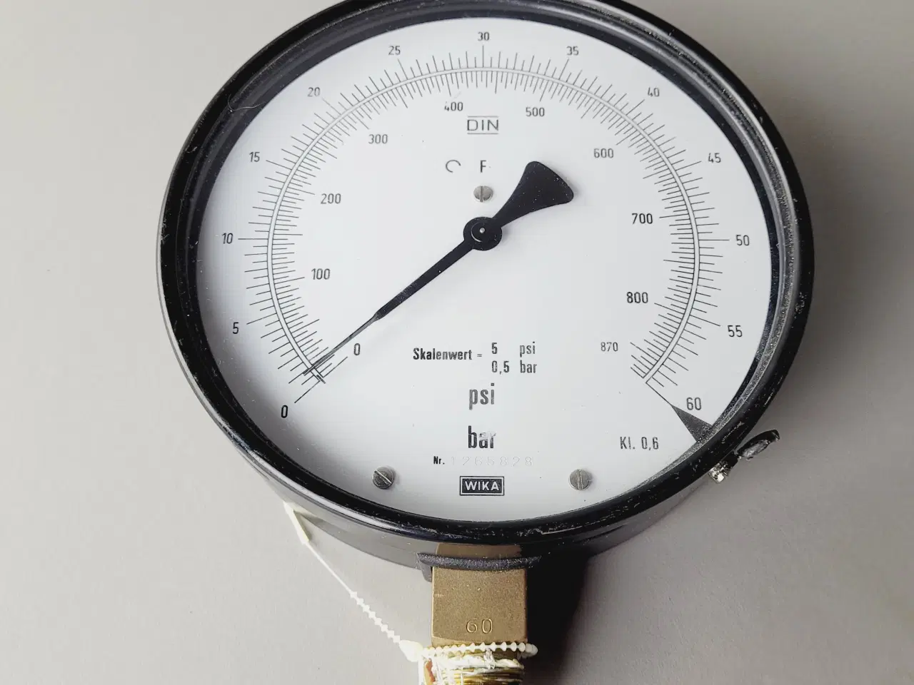 Billede 4 - ⭐️· 🛠️ WIKA Industri Trykmåler / Manometer 60 bar