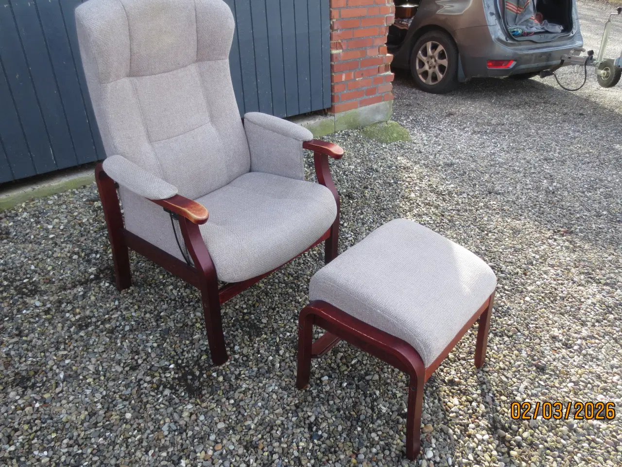 Billede 2 - 1 stk Nordic Easy Otiumlænestol