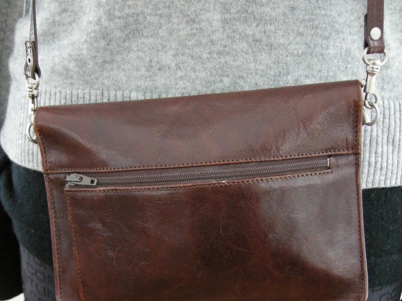 Billede 2 - Lædertaske-pung, Prangerpung, Rudi& Harald Nielsen