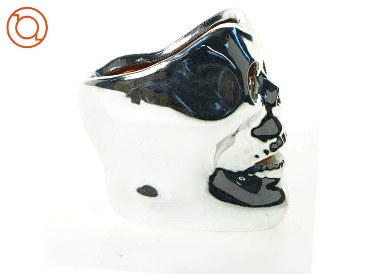 Billede 4 - Kranie til fyrfadslys (str. 9 x 7 cm)