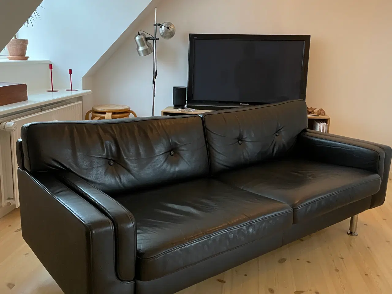 Billede 1 - vintage still Sofa læder 3 pers