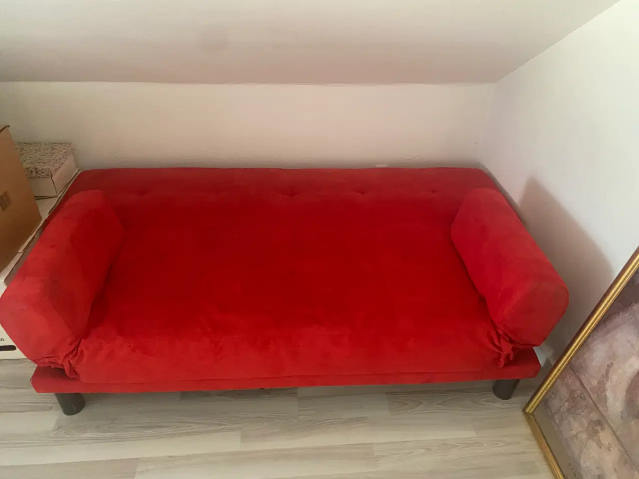 Billede 3 - Rød sove sofa 