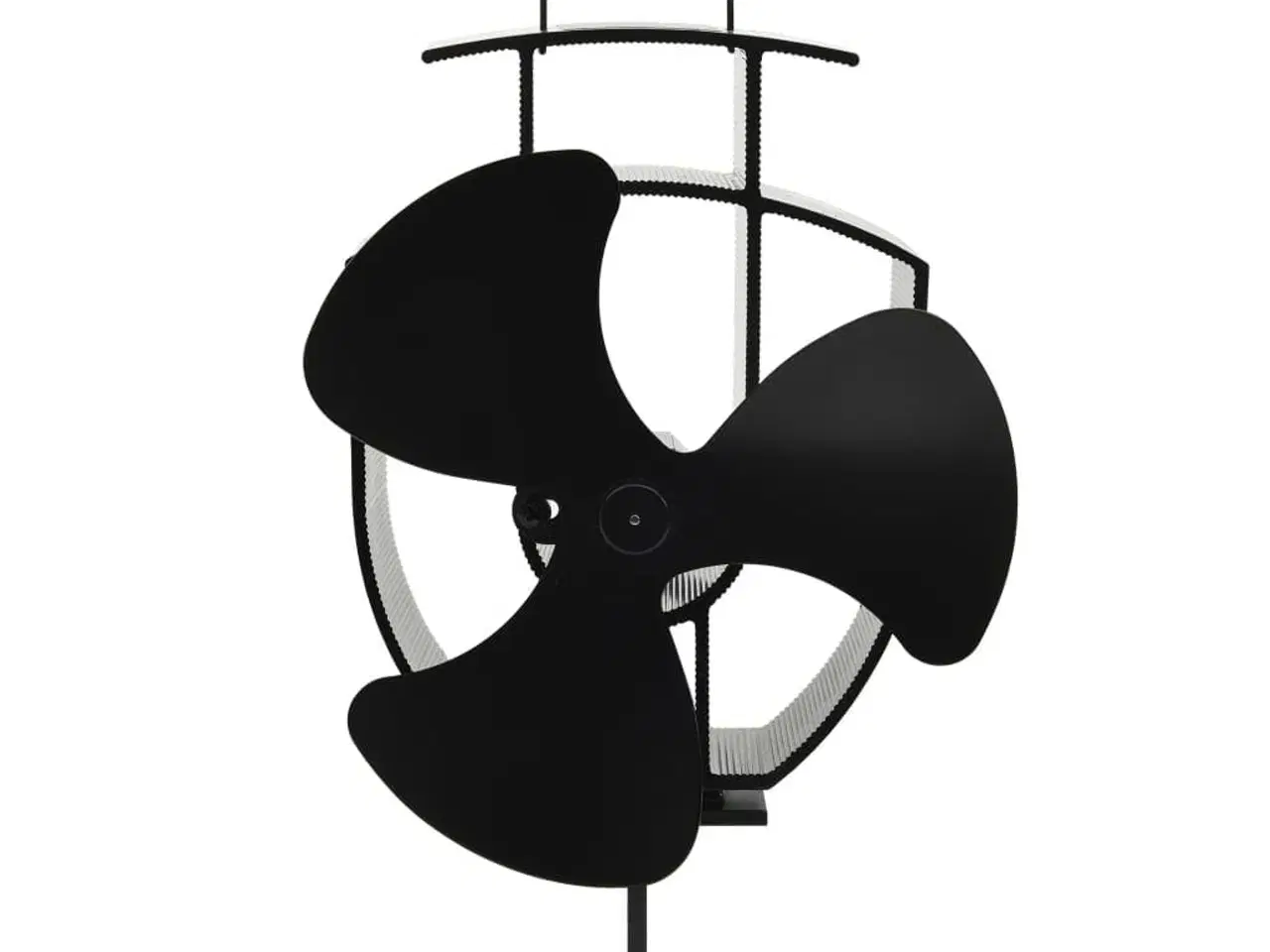 Billede 1 - Varmedrevet ovnventilator 3 blade sort