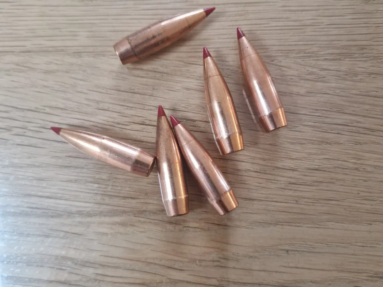 Billede 1 - 77 stk cal.30 hornady projektiler 