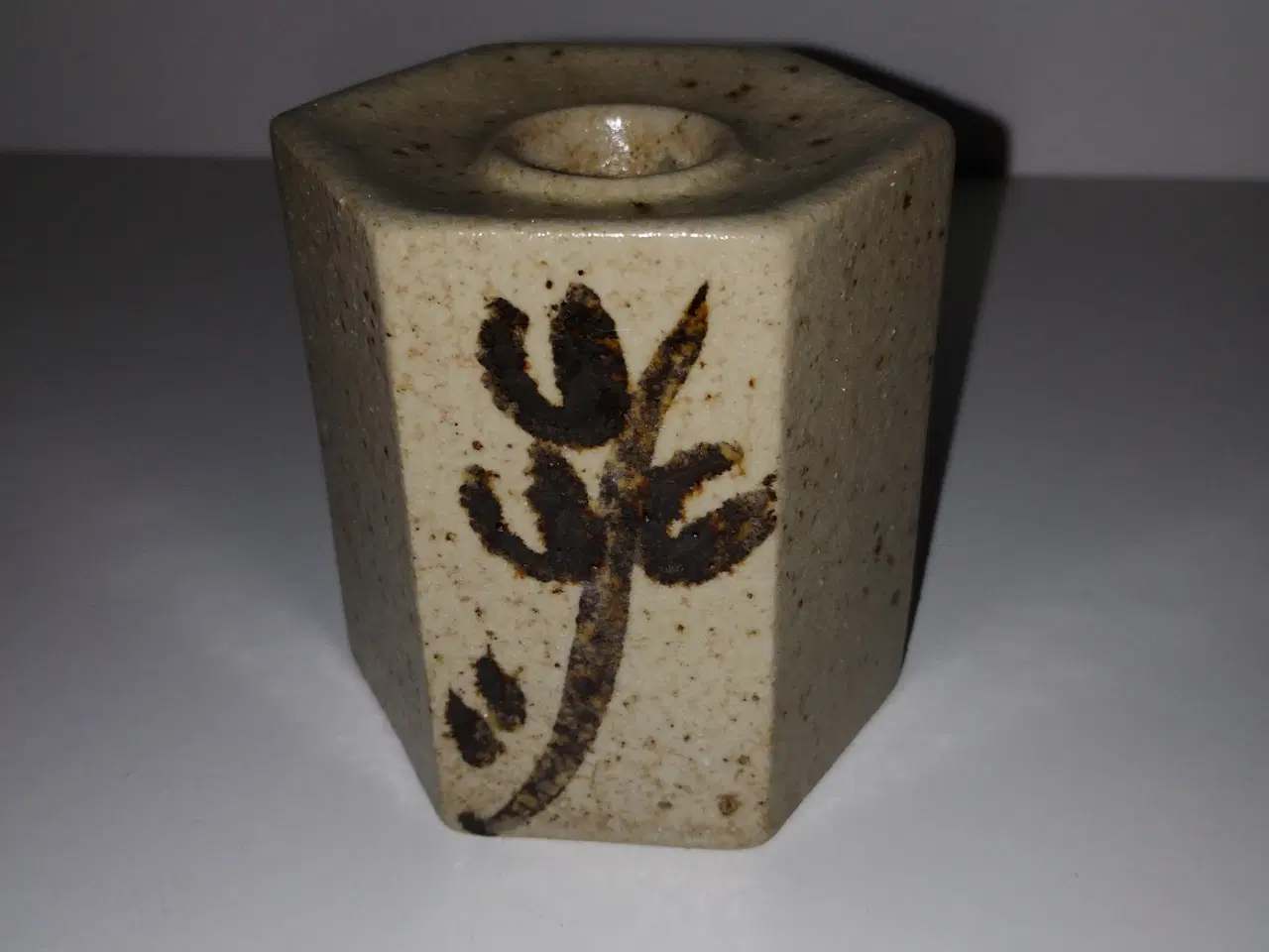 Billede 1 - Ravnild keramik lysestage