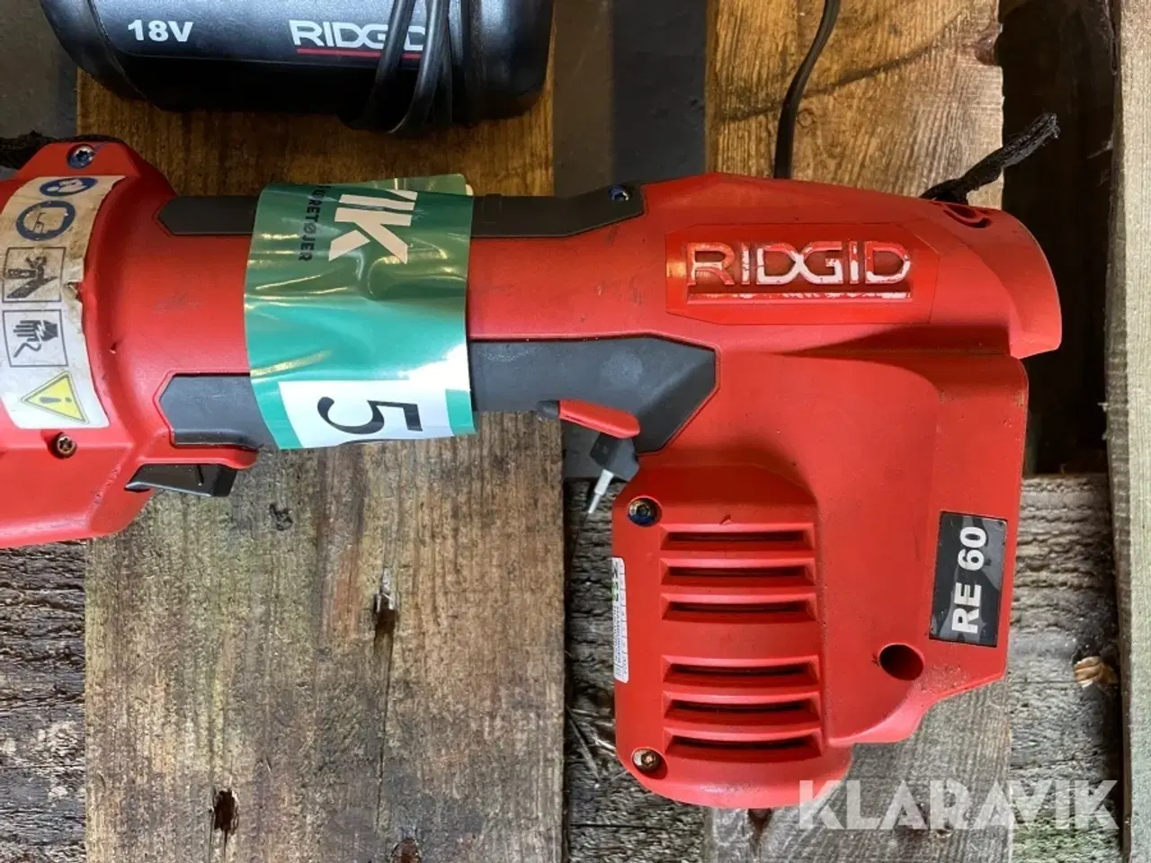 Billede 5 - Presse- og klippemaskine Ridgid RE60