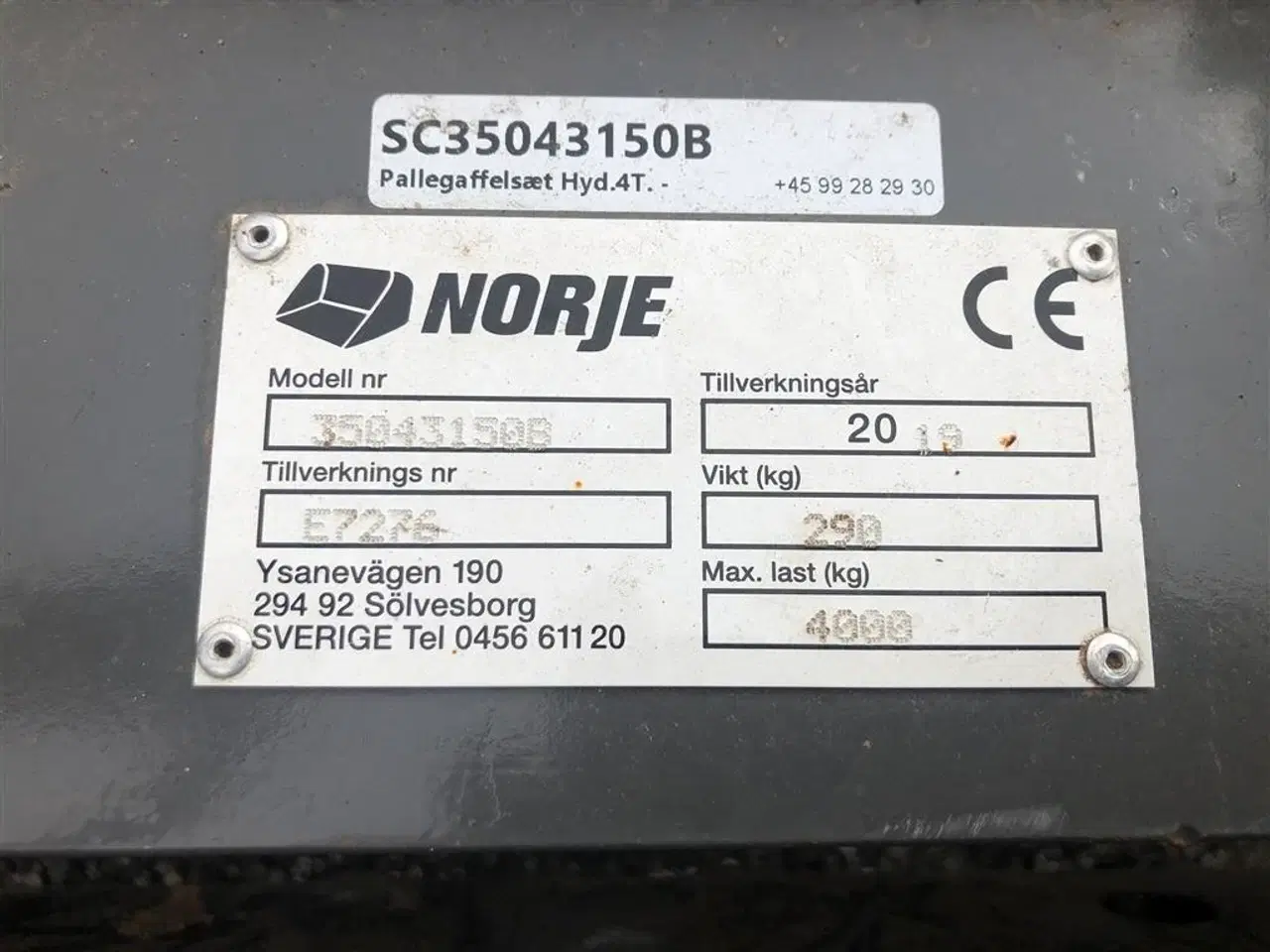 Billede 3 - - - - norje hydr,pallegafler