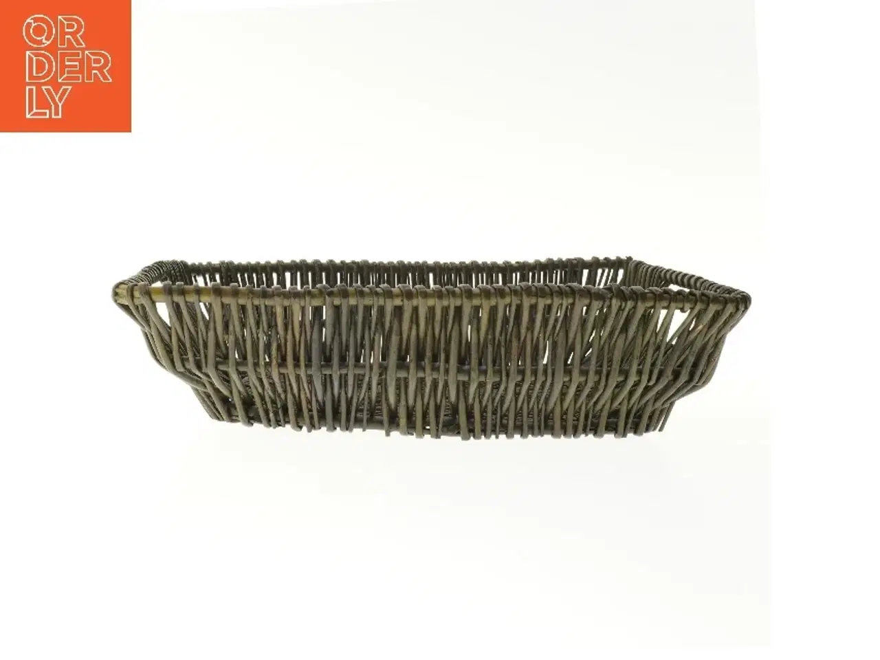 Billede 1 - Fletkurv i rektangulær form (str. 38,5x28 cm)