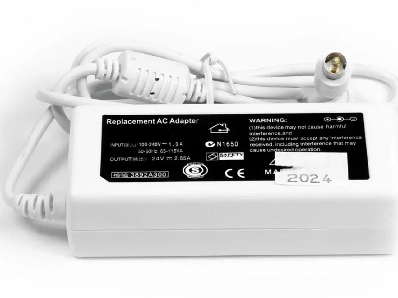 Billede 1 - Apple 64W 24V 2.65A strømforsyning med Lille stik - Kompatibel