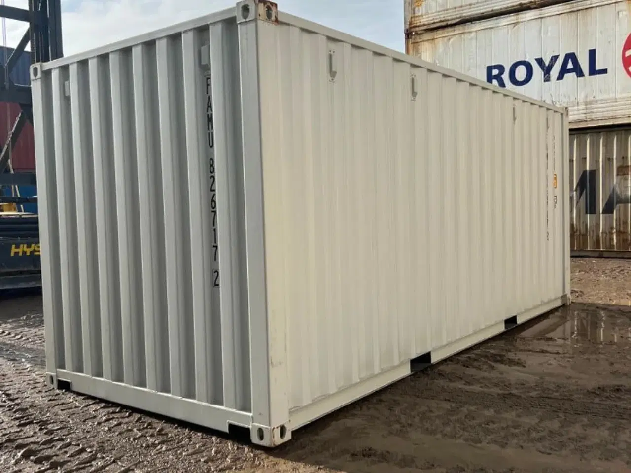 Billede 6 - 20´ fods Container i farve Ral: 7035 nye one way 