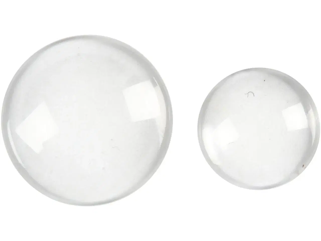 Billede 1 - Cabochons , diam. 18+25 mm, 8stk./ 1 pk.