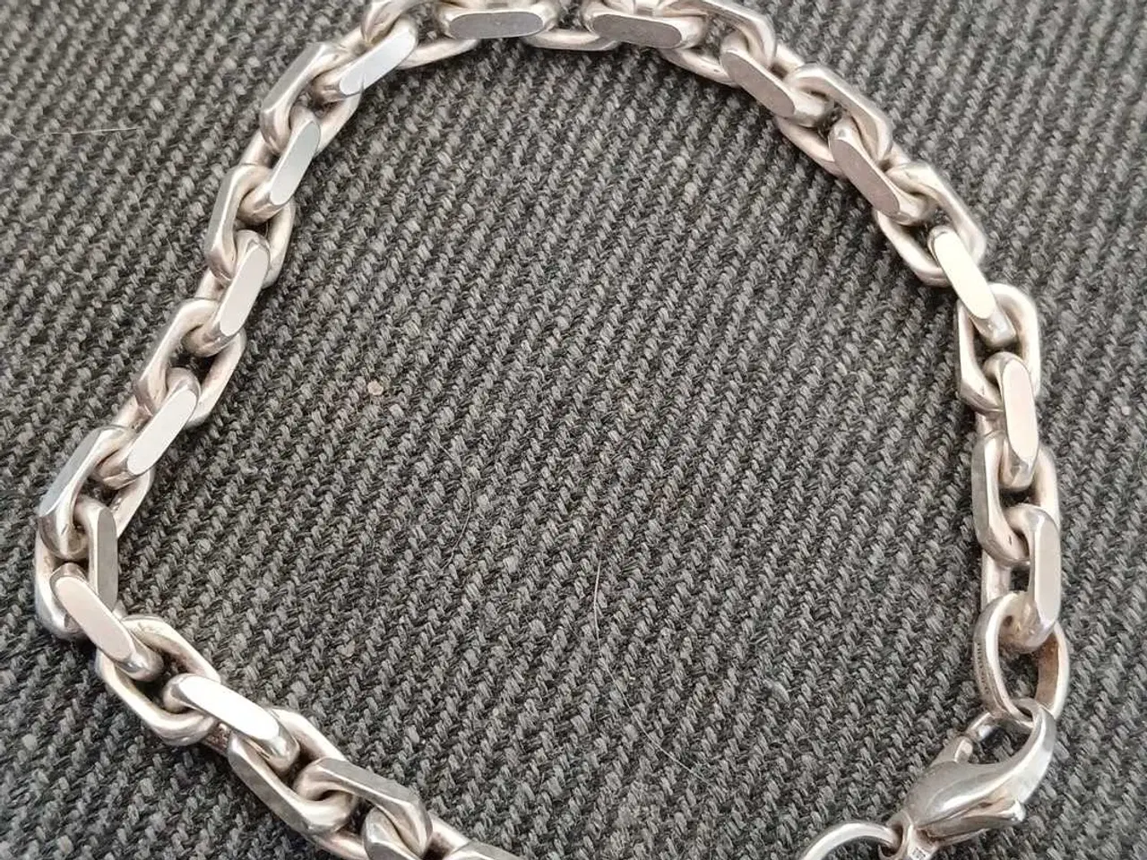 Billede 1 - Sølv Anker kæde armbånd 