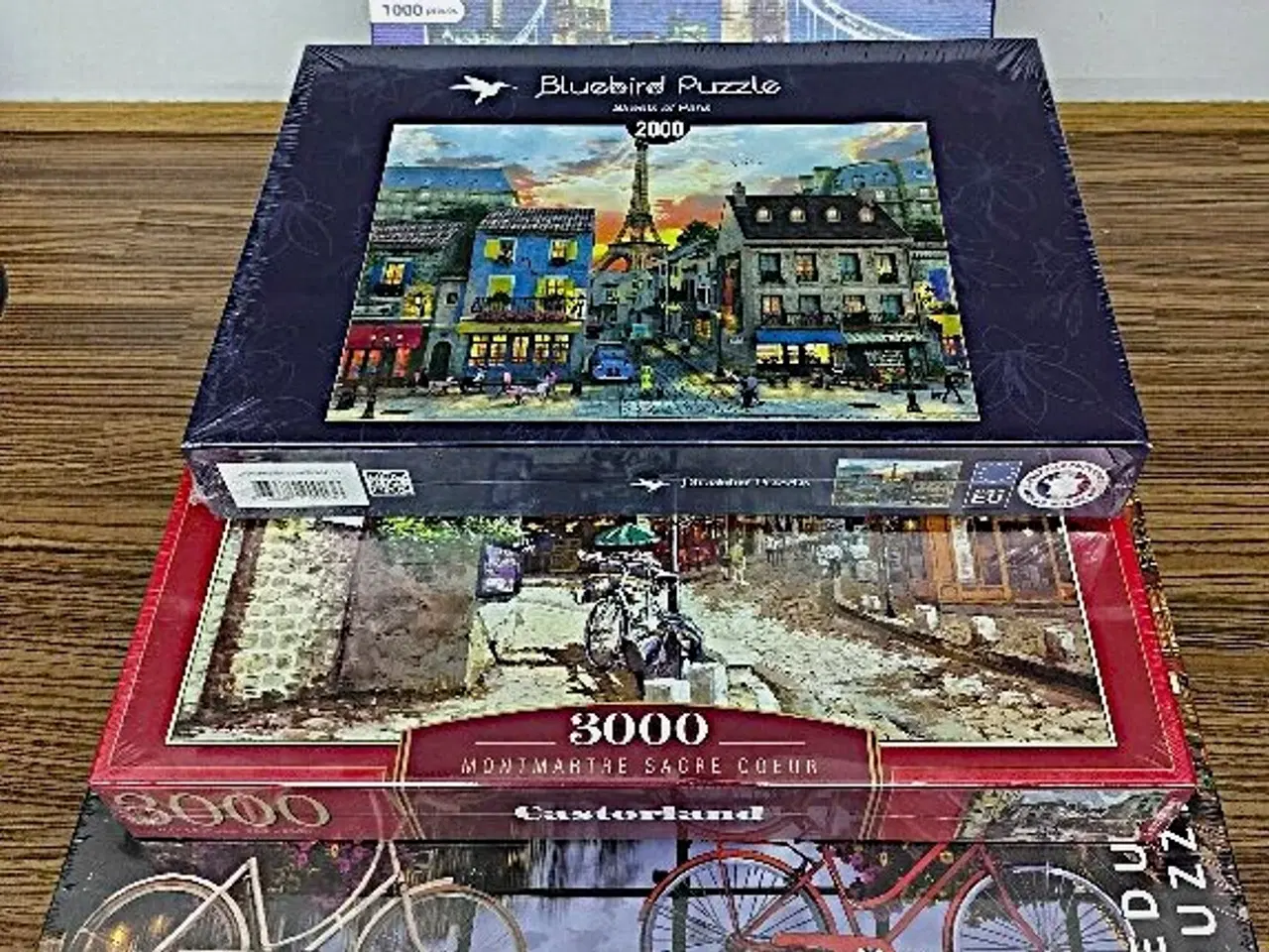 Billede 1 - Puslespil 4 stk helt nye, aldrig åbnet.