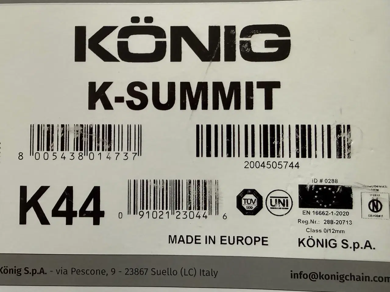 Billede 3 - Snekæder, König K-Summit - K 44