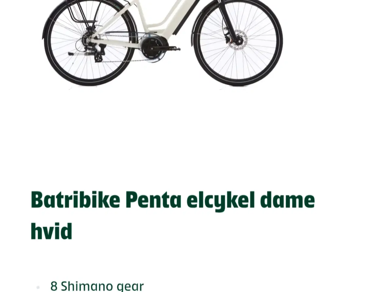 Billede 6 - NY el-cykel, damecykel