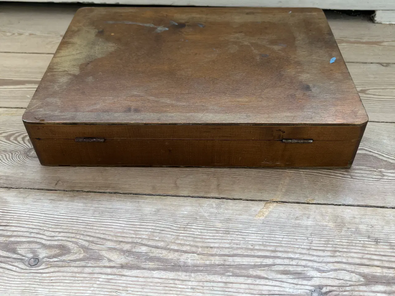 Billede 3 - Lille trækasse med patina