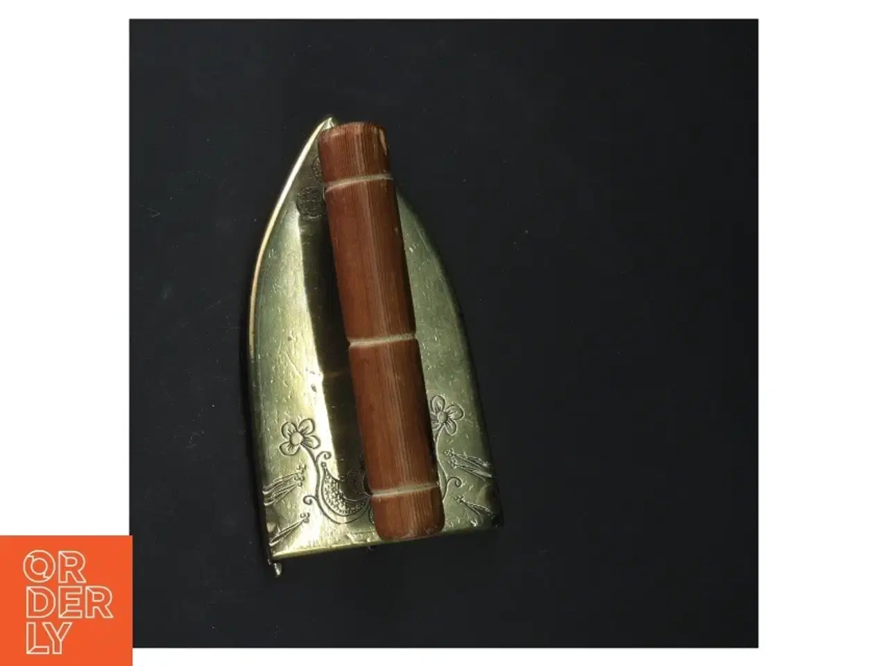 Billede 1 - Antikt strygejern (str. 15x12 cm)