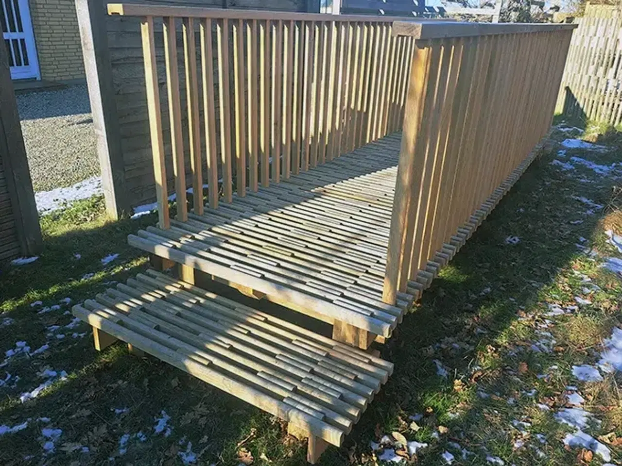 Billede 2 - Træbro, egetræ - hele DK