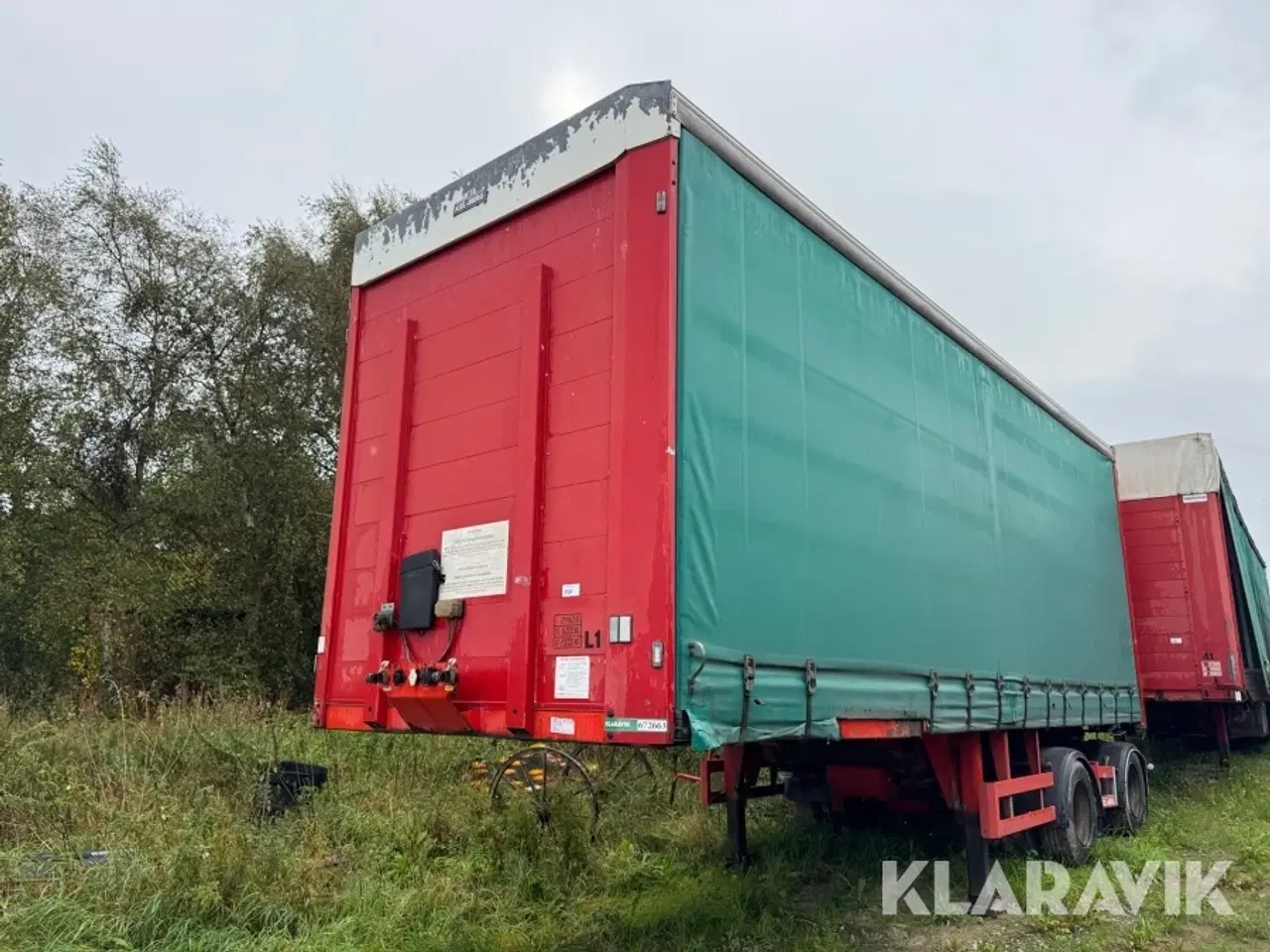 Billede 1 - Gardintrailer Kel-Berg E36B2