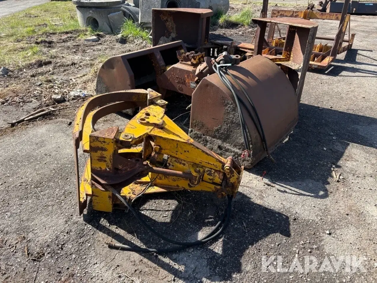 Billede 1 - Hydraulisk grab BSV og ukendt SHVA 500 G 3 styk.