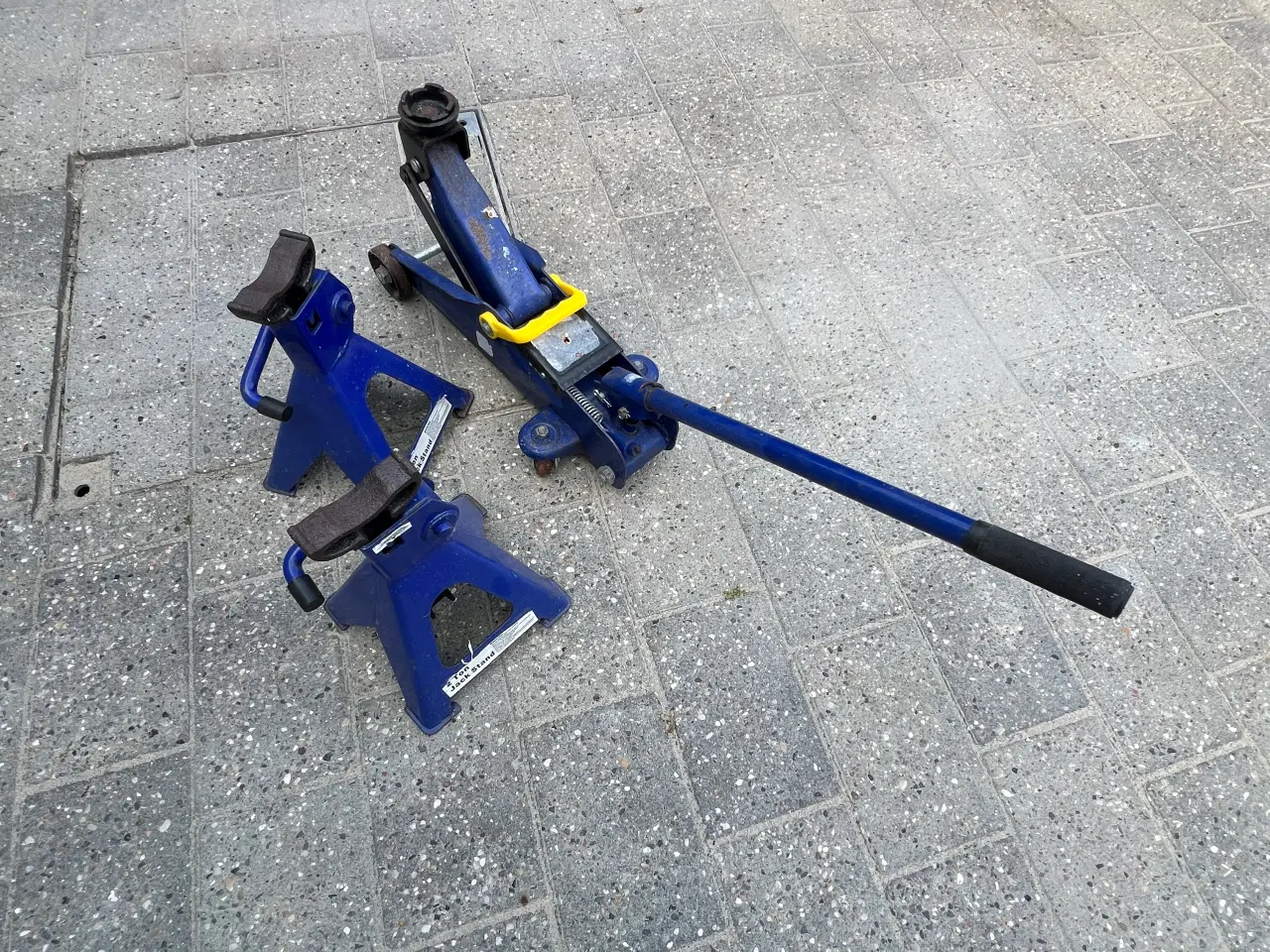 Billede 2 - BRANFORD Garage donkraft + Opklodsningsbuk