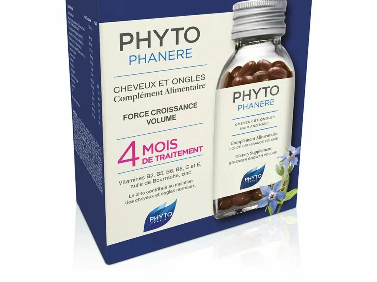 Billede 1 - Phyto Paris Phytophanere - kosttilskud til hår og negle, 120 kapsler x 2