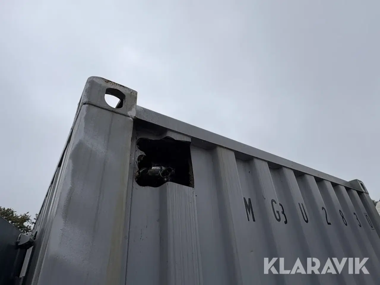 Billede 10 - 15 fods container med Windhager bwe600 varmeanlæg