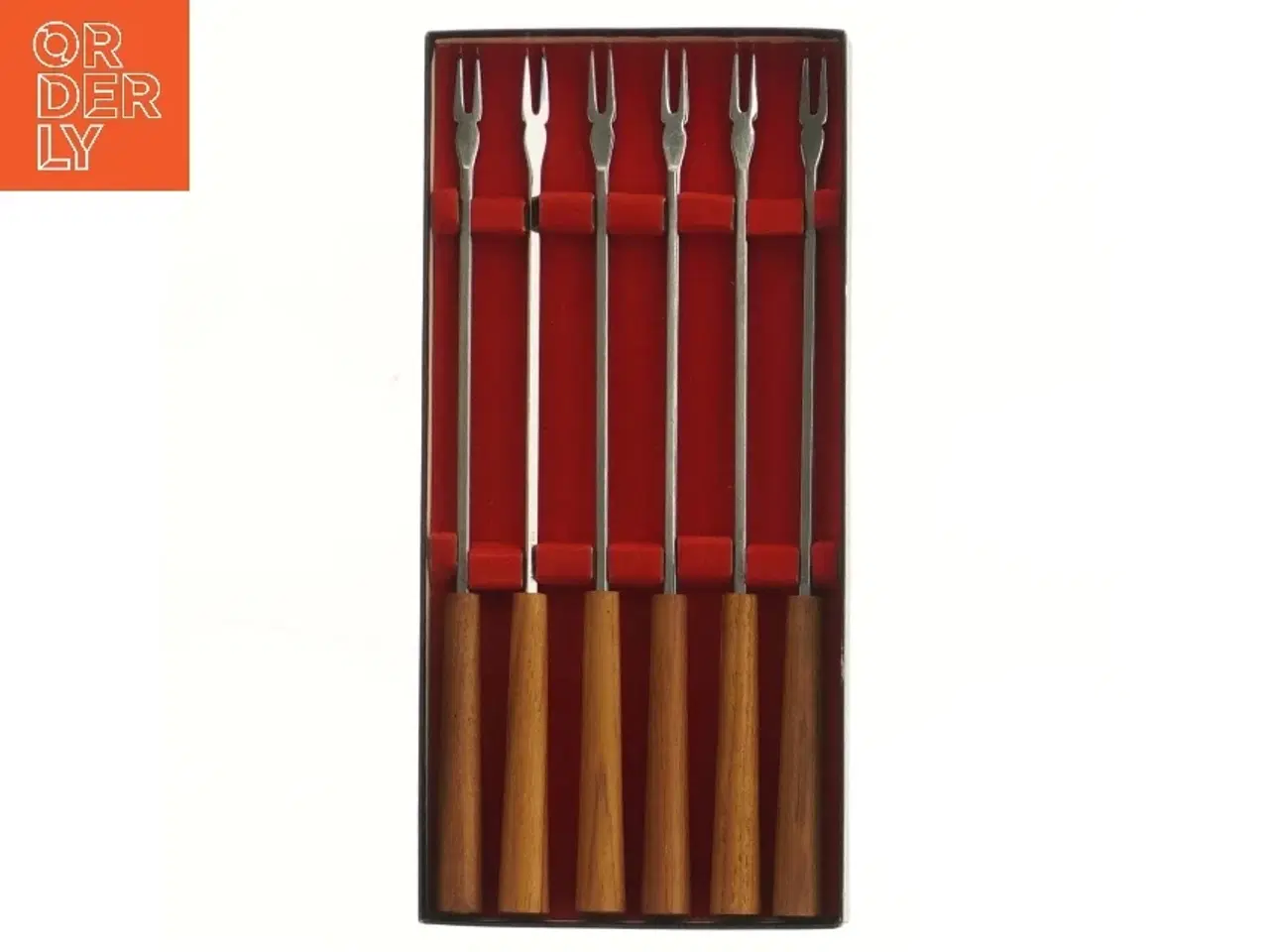 Billede 1 - Vintage Fondue gafler (str. 6 stk 25 cm)