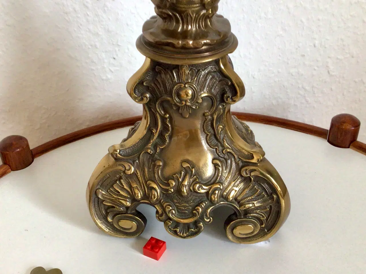 Billede 5 - Bordlampe i massiv messing