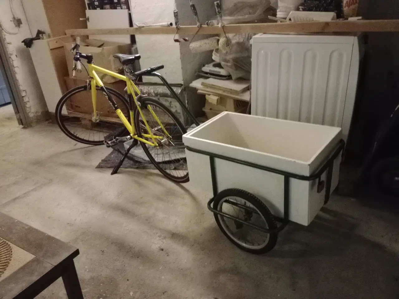 Billede 2 - Puch cykel med trailer.