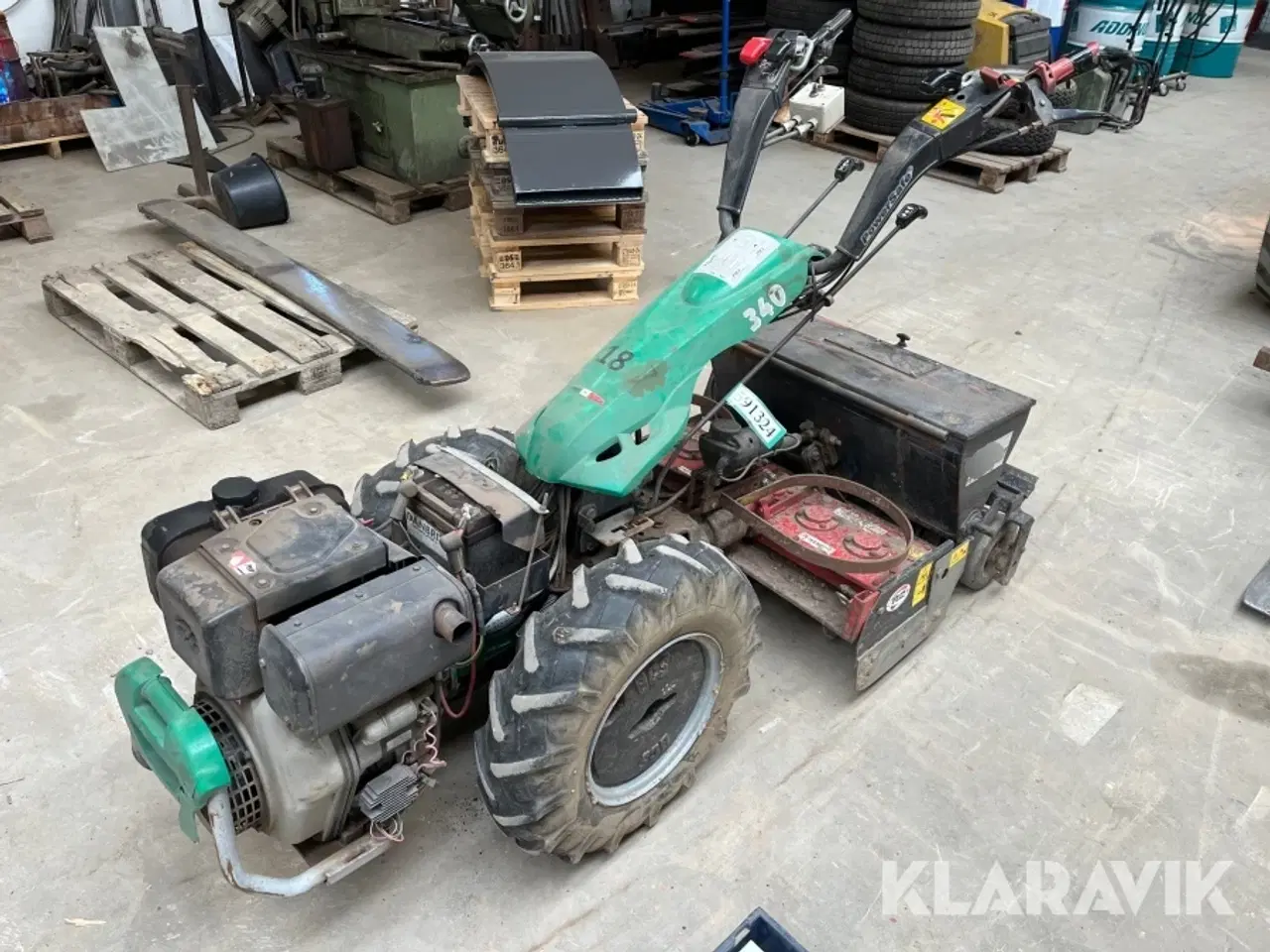 Billede 2 - Redskabsbærer Ferrari MC 340 PS L100 med rotorharve og såkasse