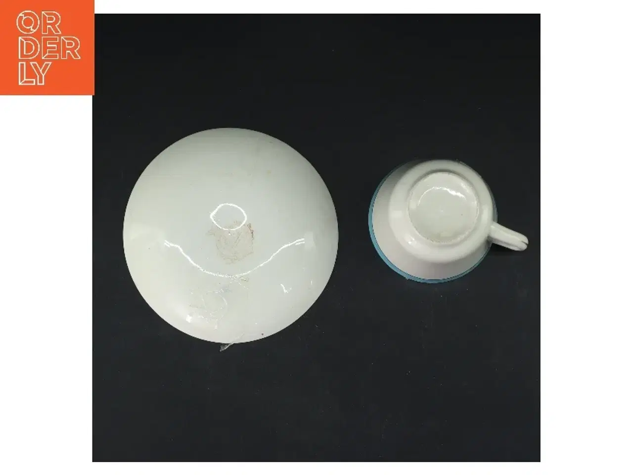 Billede 2 - Te- og kaffekop med underkop (str. Ø 8,5 & 14 cm)
